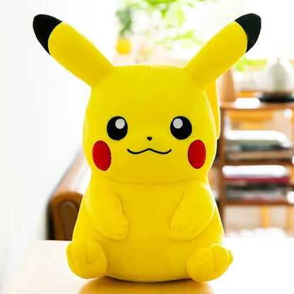 20cm Pokemon Plush Toys – Kawaii Pikachu, Raichu, Jenny, and Turtle Anime Dolls for Kids' Birthday & Christmas Gifts