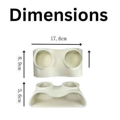 Multifunctional Aquarium Tunnel Cave – Under Gravel Two-Hole Fish Tank Decoration with Curved Design