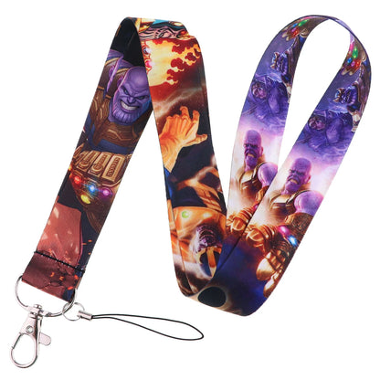 Cartoon Credential Holder Keychain – Cool Lanyard for Key, ID Card, Gym Badge & Cosplay Gift
