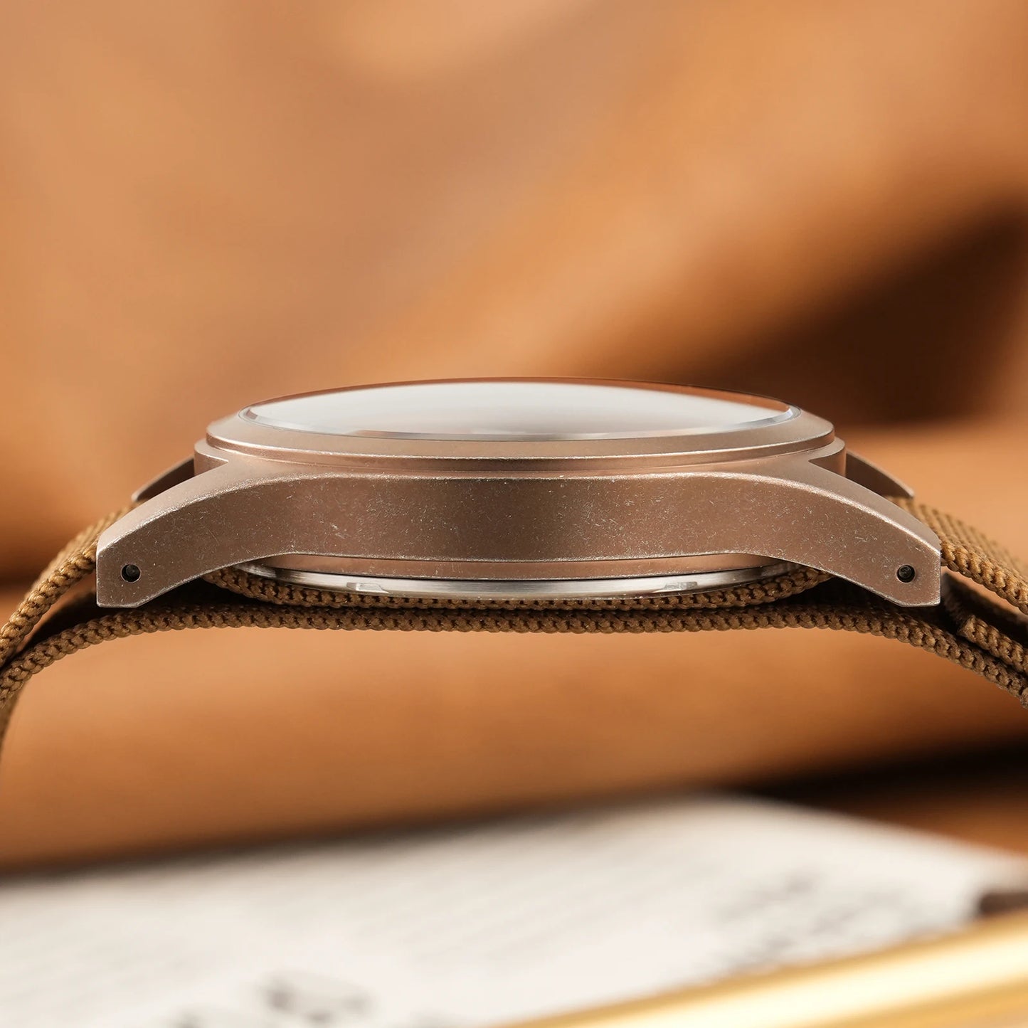 Militado ML05 Vintage Quartz Watch 38mm with VH31 Movement, Domed Sapphire Crystal, AR Coating & Luminous Dial