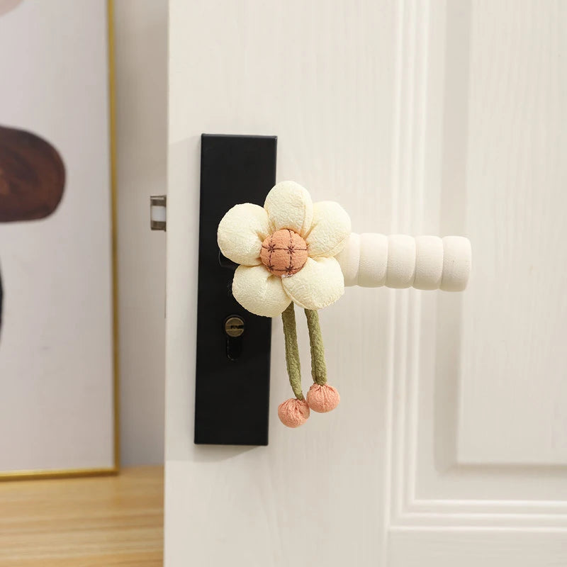 Reusable Floral Refrigerator Handle Covers – Soft, Non-Slip, Dustproof Door Knob Protectors