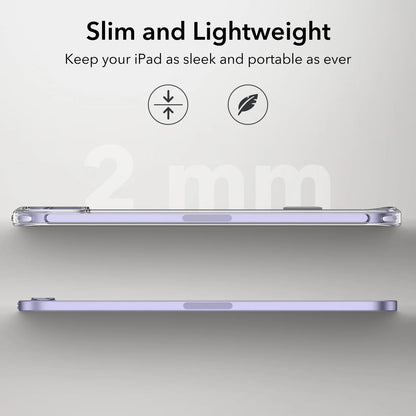 ESR Kickstand Case for iPad Mini 6/7 – Hybrid Protection Clear Back Cover with Stand & Pencil Support
