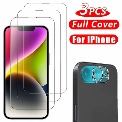 1–4 Pack Privacy Screen & Camera Protector for iPhone 16/15/14/13/12/11 Pro/Max – Anti-Spy Glass Film