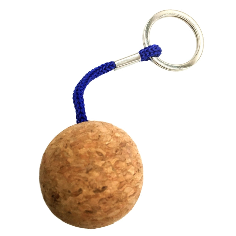 Buoyant Floating Keychains – 35mm Cork Ball Keyrings for Boats, Sea, Surfing, Diving & Fishing
