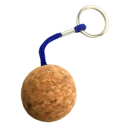 Buoyant Floating Keychains – 35mm Cork Ball Keyrings for Boats, Sea, Surfing, Diving & Fishing