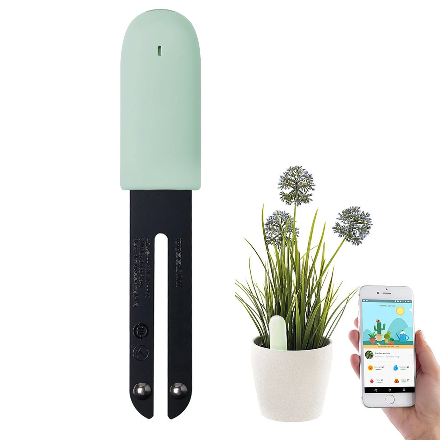HHCC Flower Monitor – Smart Garden Care Sensor for Plants, Soil, Water & Fertility, Compatible with Xiaomi