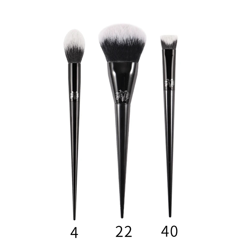 Kat Von D Makeup Brush Set – KVD Foundation, Blush, Highlight, Concealer, Powder & Eyeshadow Brushes Kit