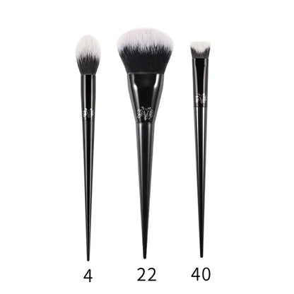 Kat Von D Makeup Brush Set – KVD Foundation, Blush, Highlight, Concealer, Powder & Eyeshadow Brushes Kit