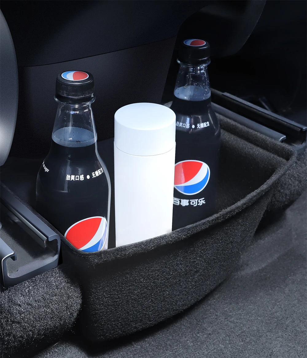 YZ Storage Box for Tesla Model 3 & Model Y – Center Armrest Hidden Box & Cup Holder Organizer, 2023-2022 Car Accessories