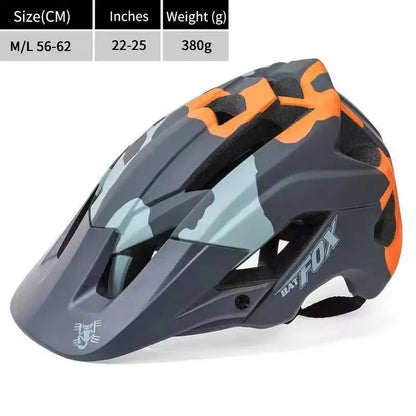 BATFOX Ultralight Bike Helmet – Molded Mountain & Road Helmet for Men, DH AM Cycling Equipment, Casco Ciclismo Bicicleta