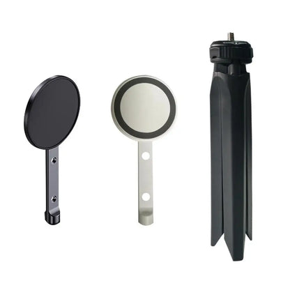 Phone Photography Magnetic Tripod Stabilizer: Anti-Shake Selfie Holder with 1/4 Interface Phone Photo Bracket - Macsafe Cradle Compatible
