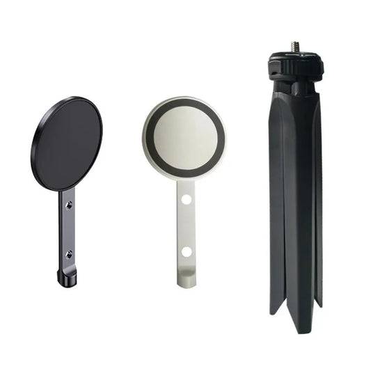 Phone Photography Magnetic Tripod Stabilizer: Anti-Shake Selfie Holder with 1/4 Interface Phone Photo Bracket - Macsafe Cradle Compatible