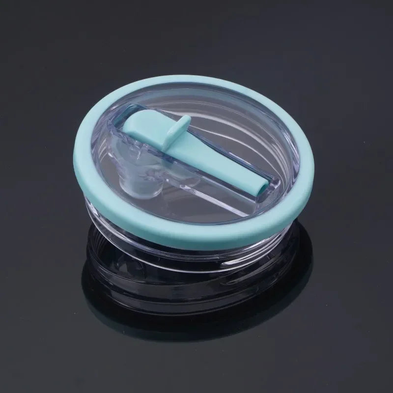 Stanley 40oz Spill-Proof Cup Cover – Replaceable Eco-Friendly Lid with Spiral Straw, Creative Cup Accessory