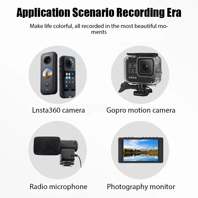 1.2m Ultra-Long Carbon Fiber Invisible Selfie Stick – For Insta360 X3/X2, DJI Action 3, GoPro Cameras