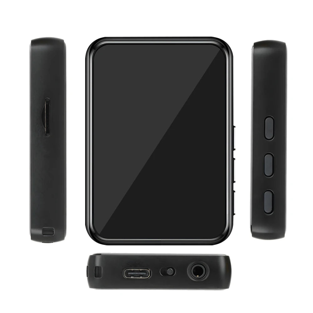 32GB MP3 Player with 2.4" Touch Screen & Bluetooth 5.4 – HiFi Music Player with Speaker, Recorder, Ebook & Photo Viewer