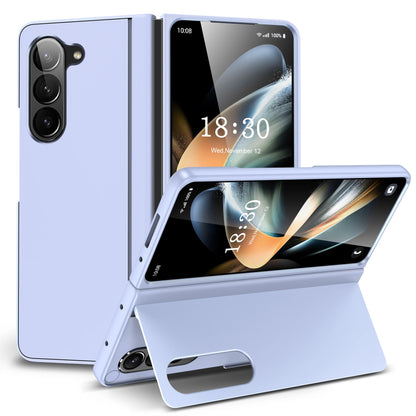 Full Coverage Hard PC + TPU Case for Samsung Galaxy Z Fold 5/4/3 5G – Anti-Fingerprint, Anti-Scratch, Heavy Duty with Holder, Matte & Non-Slip Design