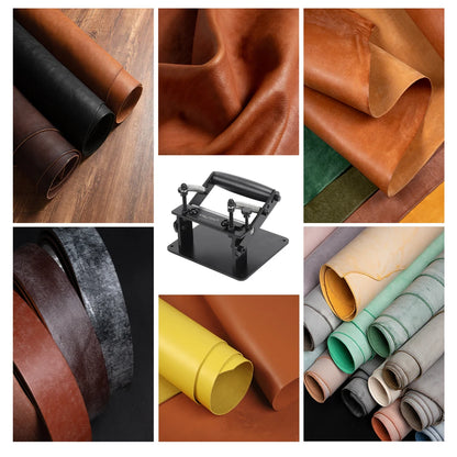 WUTA Manual Leather Skiving Machine – Belt Thinning Splitter & Strap Cutting Tool for Cowhide Leather DIY