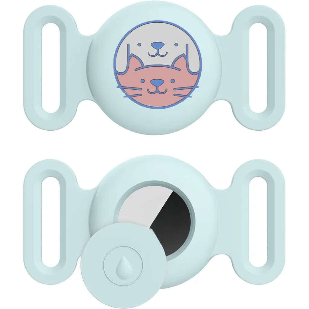 Airtag Dog Collar Holder – Silicone Protective Case for Apple AirTag, Full Body Cover Fits All Collar Sizes