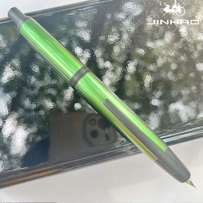 JINHAO Metal Fountain Pen – 10 Brand New Retractable Fine Nibs with Ink Converter