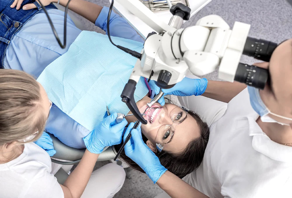 AZDENT Dental Micro Mouth Mirror – 2mm/3mm/5mm Anti-Fog Odontoscope with Detachable Handle for Oral Check