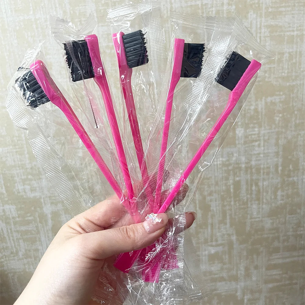 10/20PCS Double-Sided Hair Edge Control Brushes – Multifunctional Hair & Eyebrow Styling Tools