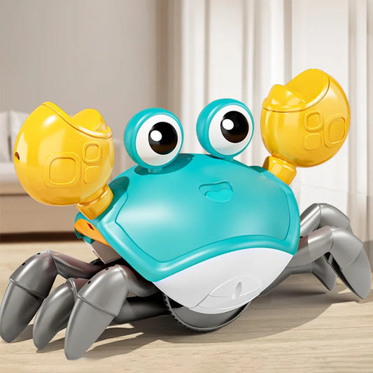 Kid Crawling Crab Toy – Infant Tummy Time & Learning Toy for Crawling, Walking, and Toddler Development Gift