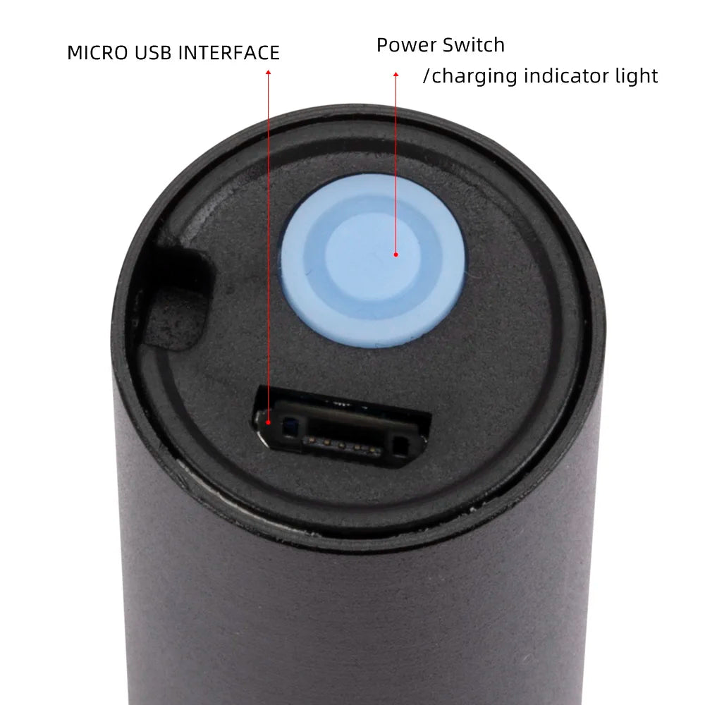 Mini 3W 365nm UV Flashlight – Rechargeable Ultraviolet Torch for Manicures, Pet Urine, Tinea, Money, Ore & Scorpion Detection