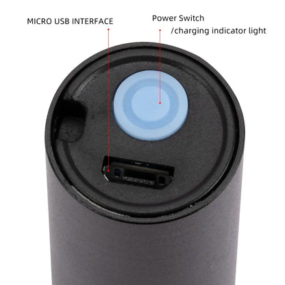 Mini 3W 365nm UV Flashlight – Rechargeable Ultraviolet Torch for Manicures, Pet Urine, Tinea, Money, Ore & Scorpion Detection