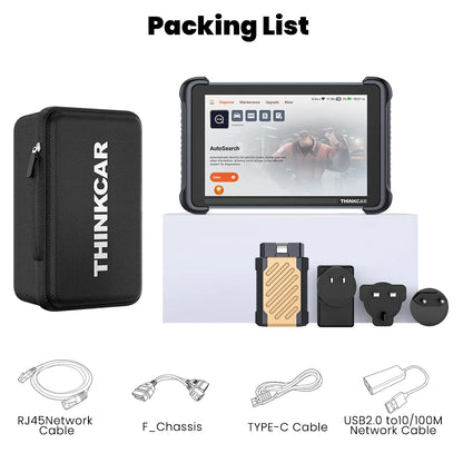 Global THINKCAR THINKSCAN 689BT OBD2 Diagnostic Tool – DOIP CANFD Bi-Directional ECU Coding with 34 Resets & Lifetime Free Updates
