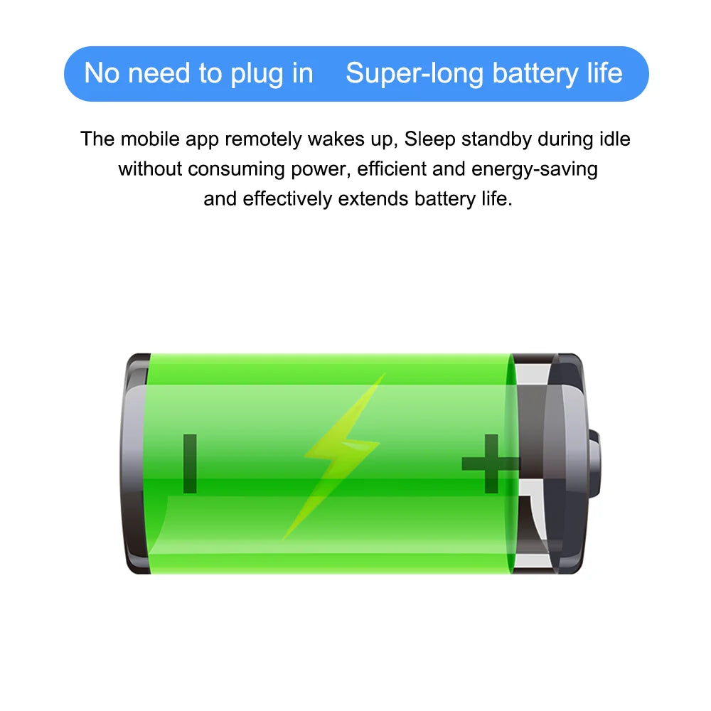 Mini Wireless Camera – WiFi Remote Monitor, Tiny Home IP Camera with Super-Long Battery Life