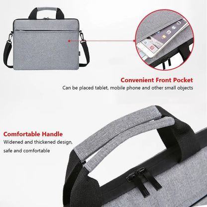 Ultra-Thin Laptop Handbag Sleeve – 13.3, 14, 15.6 Inch Notebook Cover Pouch Shoulder Bag for Lenovo, HP, Dell, Asus, Samsung