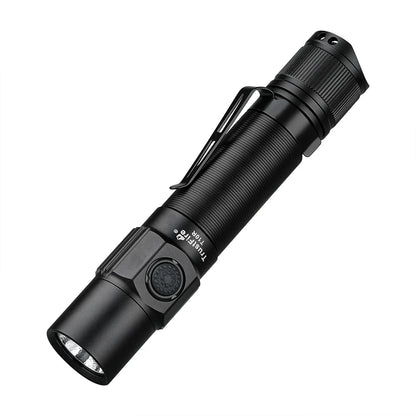 Trustfire T10R Tactical LED Flashlight — 1800 Lumen, USB-C Rechargeable 18650 Torch with Dual Switch