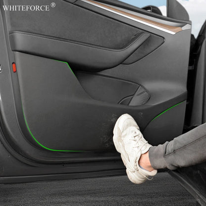Tesla Model Y/3 2021-2023 Door Anti-Kick Protective Sticker – Soil-Proof & Anti-Scratch Side Door Mat Protector