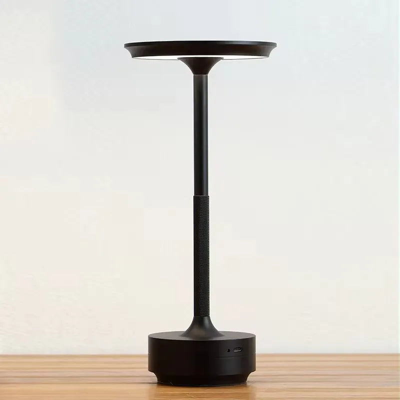 Wireless LED Table Lamp – Rechargeable Touch Sensor Night Light for Restaurant, Hotel & Bedroom Decor