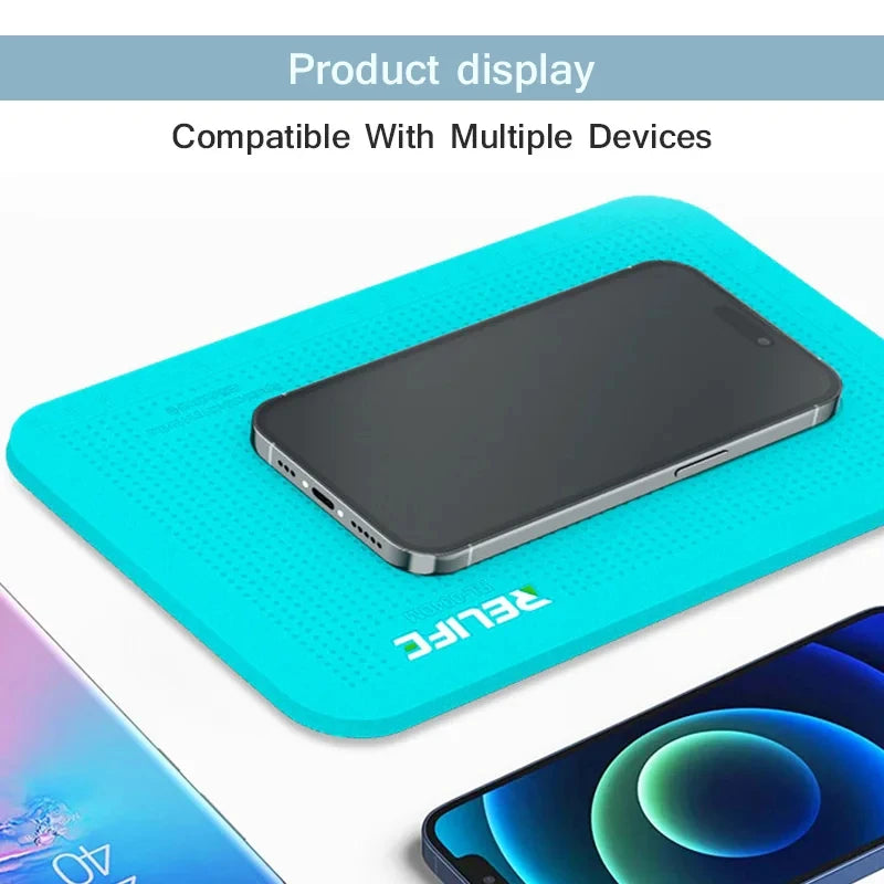 Relife RL-004DM Professional Anti-Slip Silicone Pad – Multi-Device Compatible Camera Protection and Repair Mat