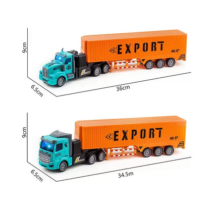 1/48 RC Heavy-Duty Semi-Trailer Truck – Remote Control Construction Dump Truck Toy for Boys Gift