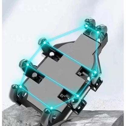 Universal 8-Claw Mobile Phone Holder – Mount for Motorcycle, Scooter, ATV, Bicycle & E-Bike