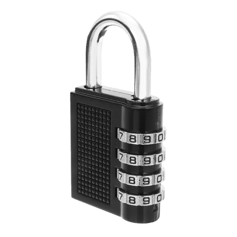 Metal 4-Digit Code Lock – Waterproof Outdoor Padlock for Suitcases, Luggage, Home Lockers & Room Security