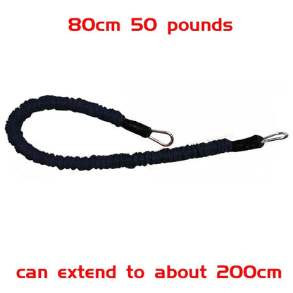 Thickened Latex Resistance Bands — 30/42/65/80cm Pull Rope for Gym, Fitness Training & Taekwondo (Customizable)