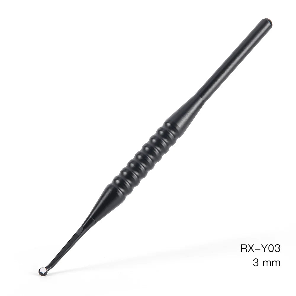 AZDENT Dental Micro Mouth Mirror – 2mm/3mm/5mm Anti-Fog Odontoscope with Detachable Handle for Oral Check