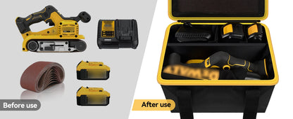 Replacement Case for DEWALT 20V MAX Belt Sander – Compatible with Skil 7510-01 & WEN 6321*
