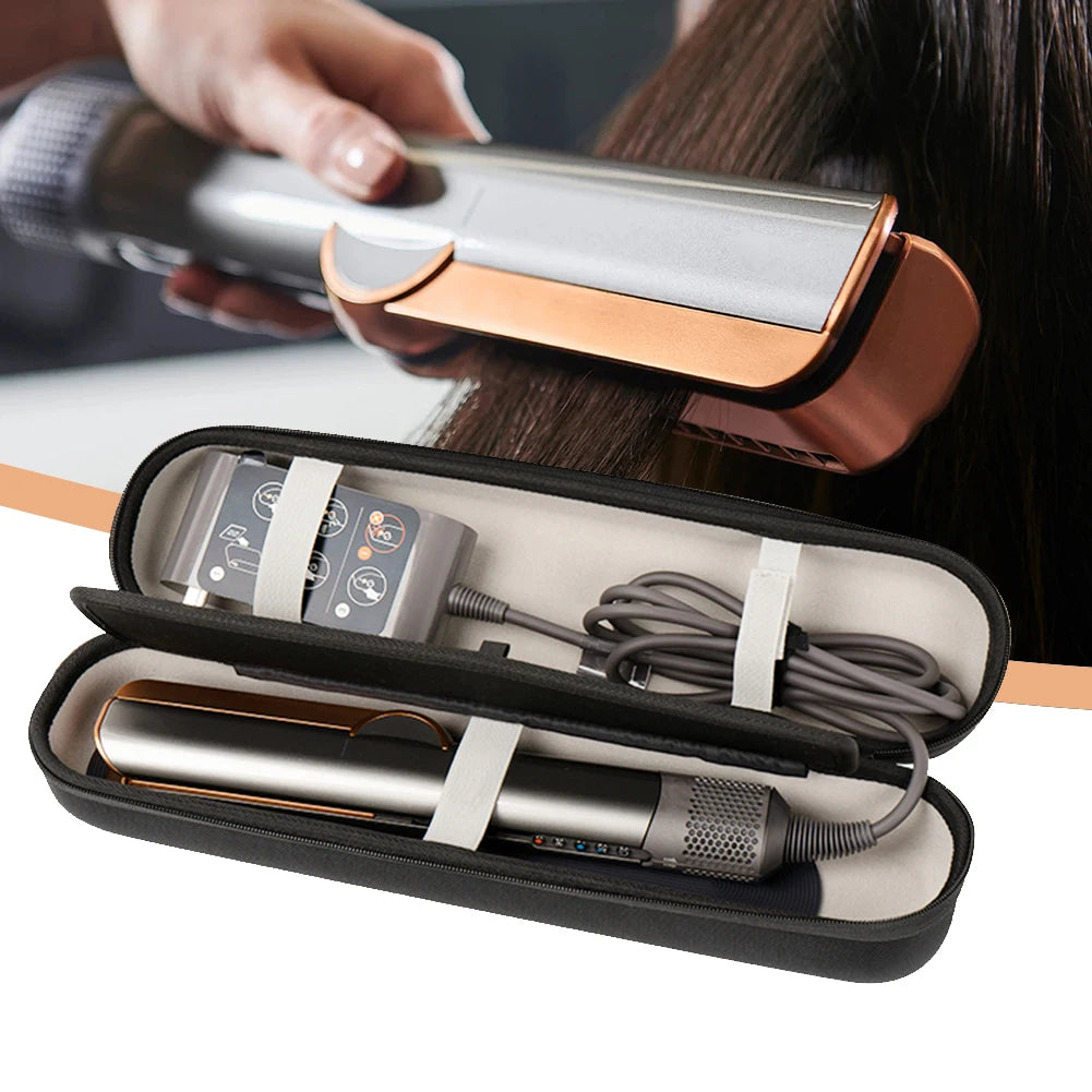 EVA Hard Carrying Case – Shockproof, Anti-Scratch Travel Storage Bag for Dyson Airstrait HT01 Hair Straightener