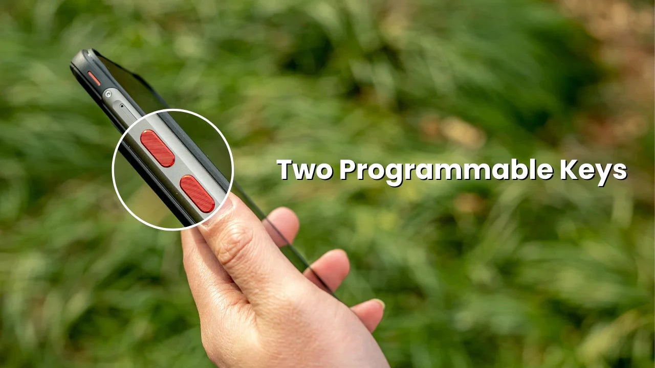 Unihertz Ticktock S Rugged 5G Smartphone – 8GB RAM, 256GB Storage, 5200mAh, 64MP Camera, 6.53" Dimensity 700 Display