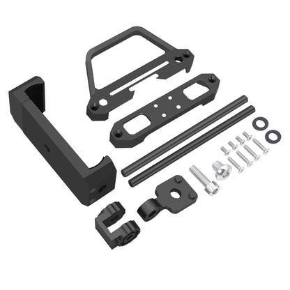 Aluminum Protector Frame Bracket with Phone Mount Holder for Flysky Noble NB4 Pro, NB4 Lite, NB4+ Radio Transmitter   2/2