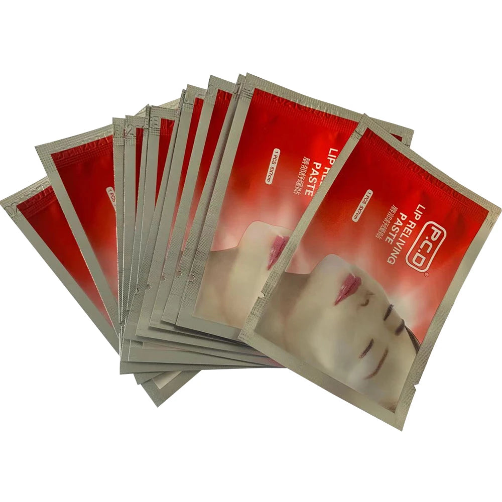 60pcs PCD Paste Mask – Semi-Permanent Makeup & Tattoo Pain Relief Cream with Moisturizer for Eyebrow, Lip, and Body Art
