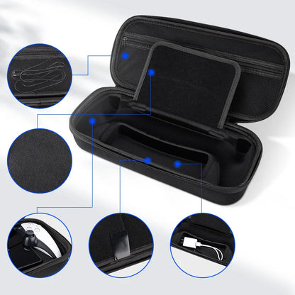 EVA Portable Shockproof Case for PS5 Portal — Protective Anti-Drop Storage Bag for Sony PlayStation Handheld Game Console