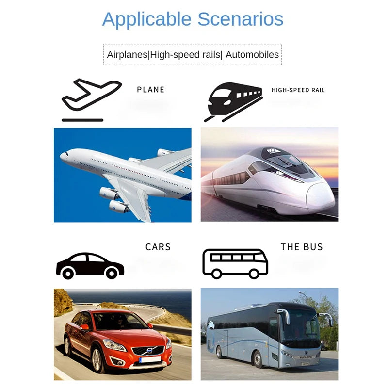 Portable Inflatable Airplane Mattress – Travel Bed for Planes & Cars, Comfortable Air Cot for Easy Sleeping