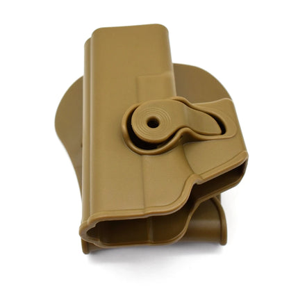 Left Hand Gun Holster – IMI Glock Pistol Case for Gen 1-4 Glock 17, Waist Holster with 9mm Mag Pouch, Hunting Accessories