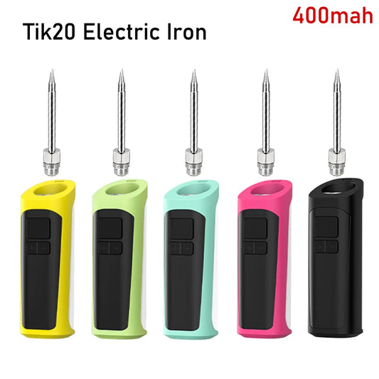 DOTECO Tik20 Electric Soldering Iron 400mAh Battery 510 Thread Variable Voltage Heat Pen Welding Tool   2/2