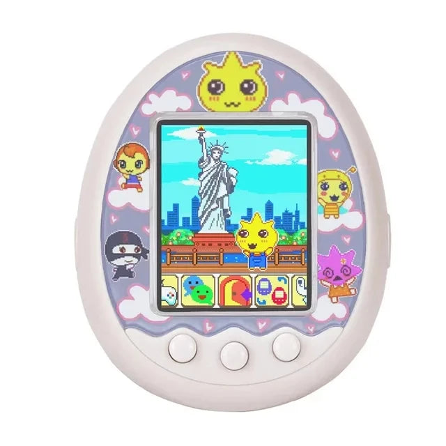 Tamagotchi Color Screen Electronic Virtual Pet - Interactive Pocket Game for Kids and Girls